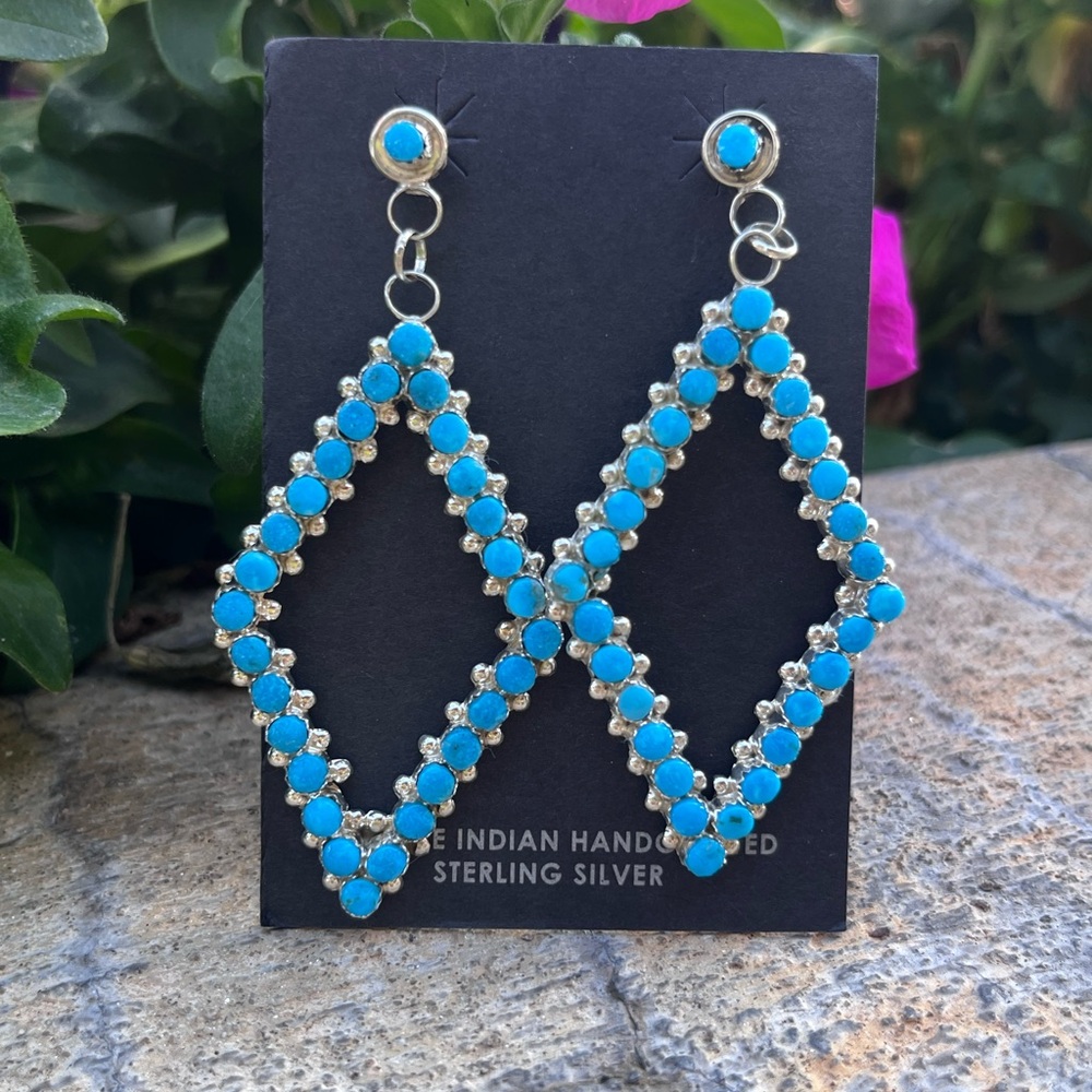 Turquoise Sterling Silver Earrings
